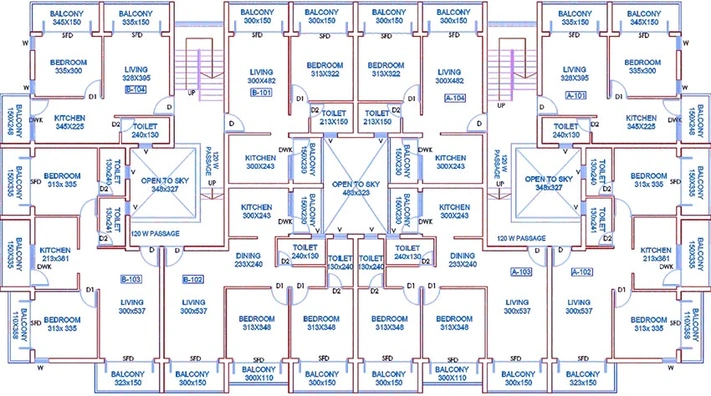 Floor Plan of Rumeet Dilip Fortuna in Quepem, Goa - Image 153349