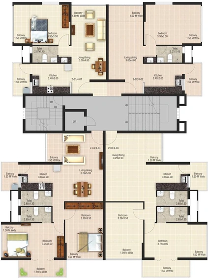 Floor Plan of Sai Girija in Mapusa, Goa - Image 153361