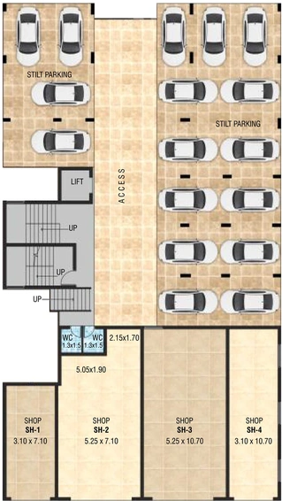 Master Plan of Saville Golden Serenity in Margao, Goa - Image 153369