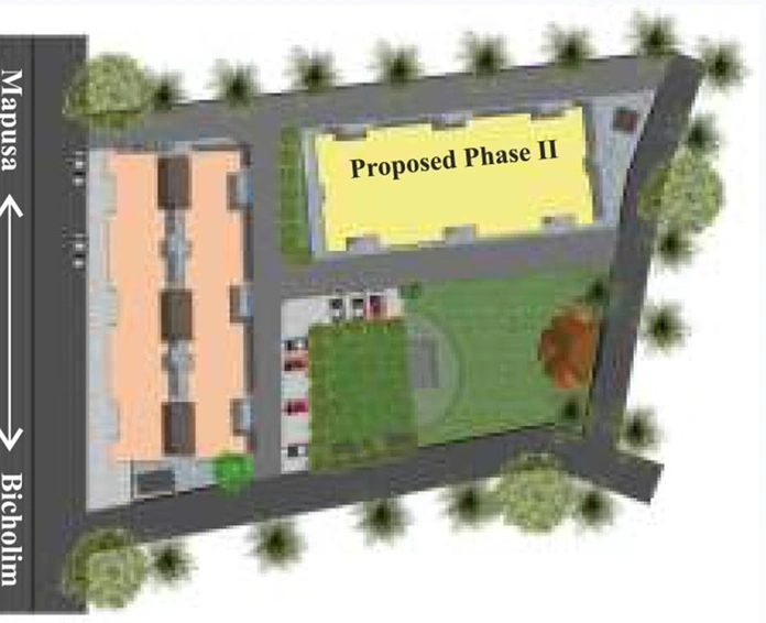 Master Plan of Sky Blue Homes 2 in Bicholim, Goa - Image 153407