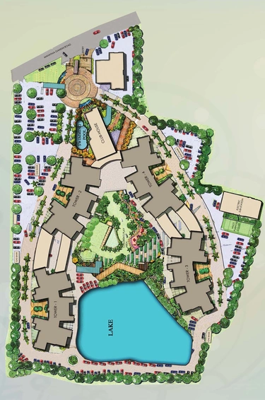 Master Plan of Alcove Tower 5 in Tollygunge, Kolkata - Image 153439