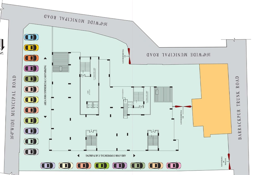 Master Plan of GM Meena Icon in Sodepur, Kolkata - Image 153652