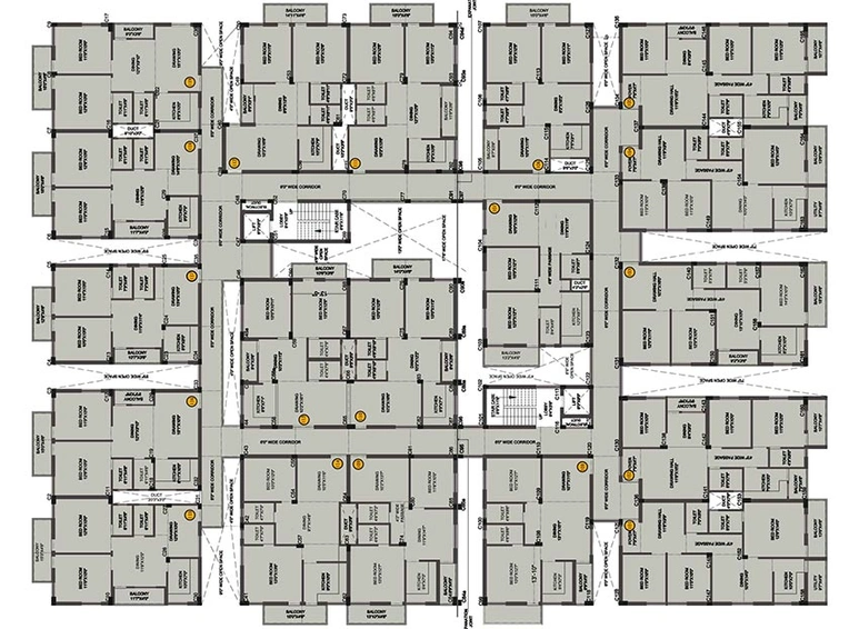 Floor Plan of Kalinga Royale in Patrapada, Bhubaneswar - Image 153823