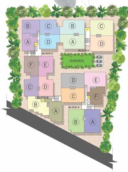 Master Plan of GPS Meena Graciya in Kestopur, Kolkata - Image 153861