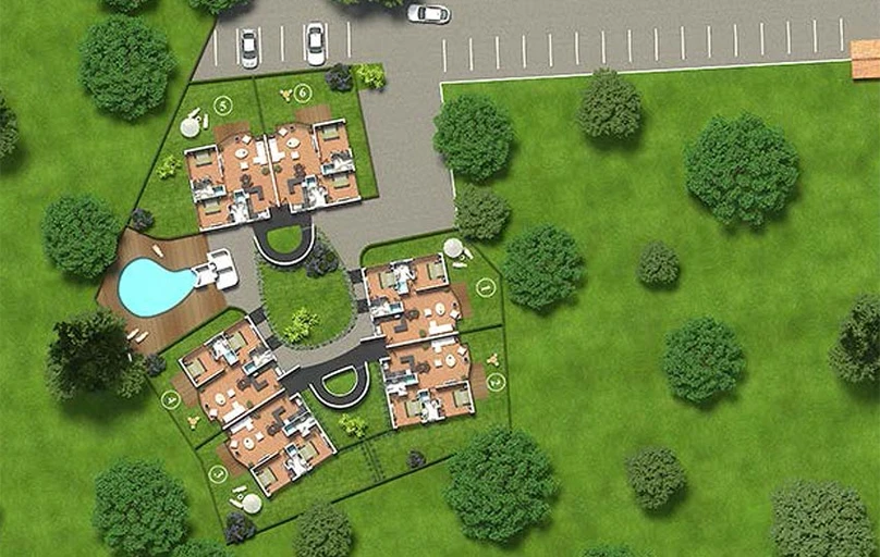 Master Plan of Vianaar El Sereno in Vagator, Goa - Image 153871