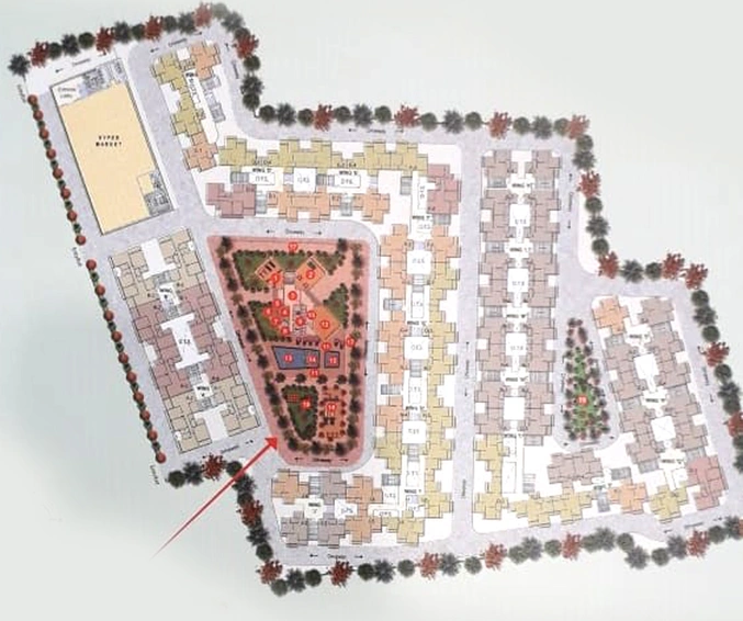 Master Plan of Kosmic North Grande in Durganagar, Kolkata - Image 153968