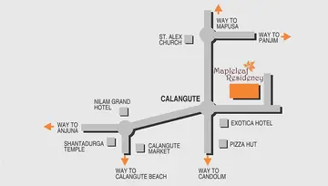 Location of Sudin Naik Mapleleaf Residency - Image 154075