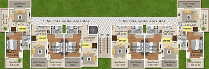 Floor Plan of Sharayu 21 Armando Pereira in Pilerne, Goa - Image 154144