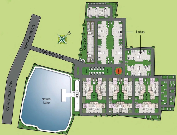 Master Plan of Magnolia City in Barasat, Kolkata - Image 154230