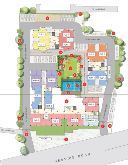 Master Plan of Jupiter Airport Sky City in Dum Dum, Kolkata - Image 154421