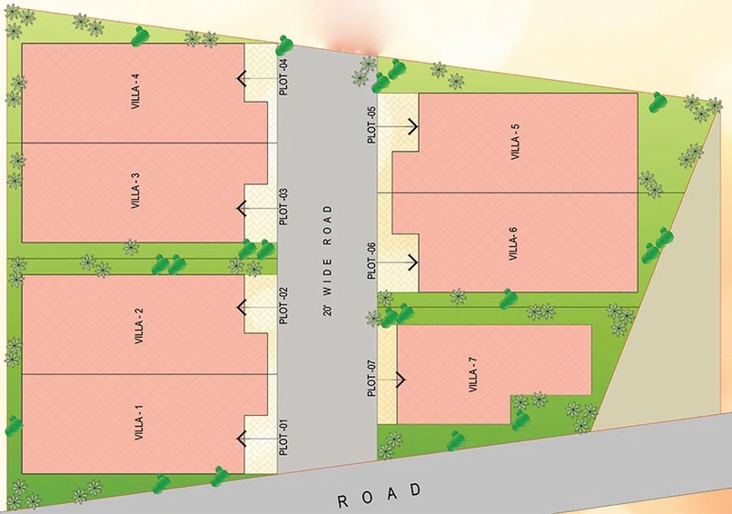 Master Plan of Krupaluji Kripalu Villa in Patia, Bhubaneswar - Image 154516