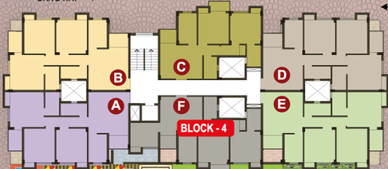 Floor Plan of Magnolia Grand in Rajarhat, Kolkata - Image 154588