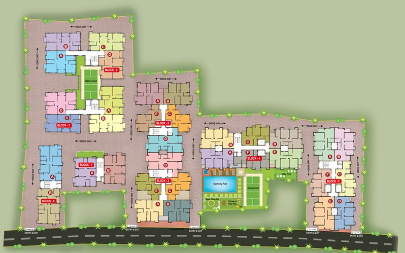 Master Plan of Magnolia Grand in Rajarhat, Kolkata - Image 154589