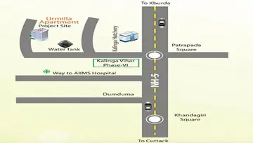 Location of Krupaluji Urmilla Apartment - Image 154656