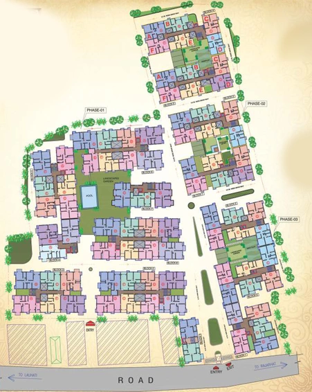 Master Plan of Magnolia Prestige in Rajarhat, Kolkata - Image 154655