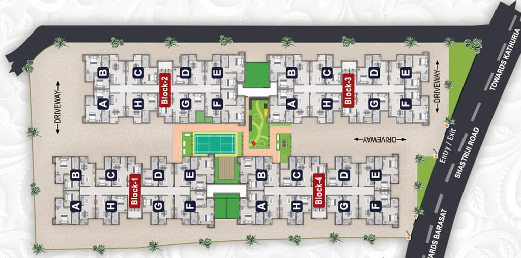 Master Plan of Magnolia Srijana in Barasat, Kolkata - Image 154737