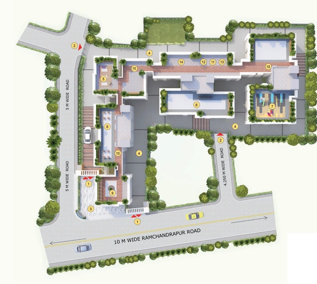 Master Plan of Natural Symphony Proxima in Kamalgazi, Kolkata - Image 154845