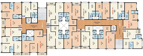 Floor Plan of Aga Om Sai Enclave 2 in Panvel, Navi Mumbai - Image 154923