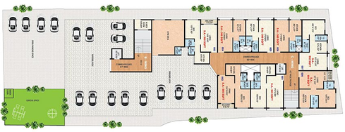 Master Plan of Aga Om Sai Enclave 2 in Panvel, Navi Mumbai - Image 154924