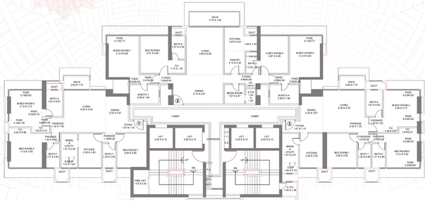 Floor Plan of Chintamani Aryavrat in Dadar West, Mumbai - Image 113531
