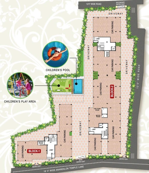 Master Plan of Nirman Greens in Rajarhat, Kolkata - Image 155155