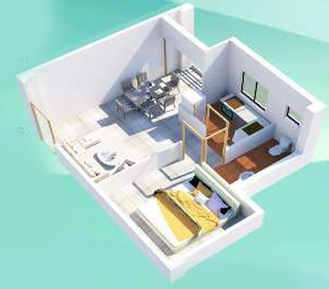 1 BHK Flat in Nitu The Nucleus in Rajarhat, Kolkata - Image 811820