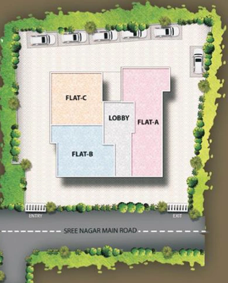 Master Plan of Oswal Orchard Residency in Garia, Kolkata - Image 155224