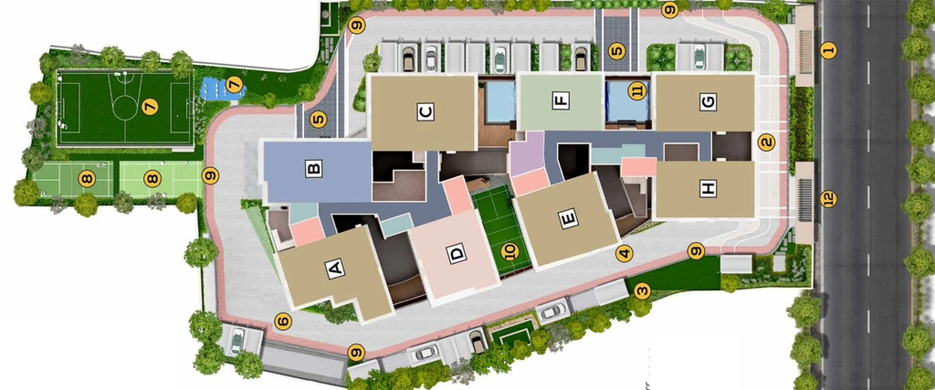 Master Plan of PS Quintessa in Kankurgachi, Kolkata - Image 155246