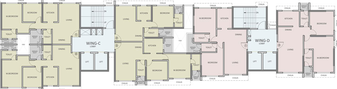 Floor Plan of The Baya Midtown in Dadar West, Mumbai - Image 30487