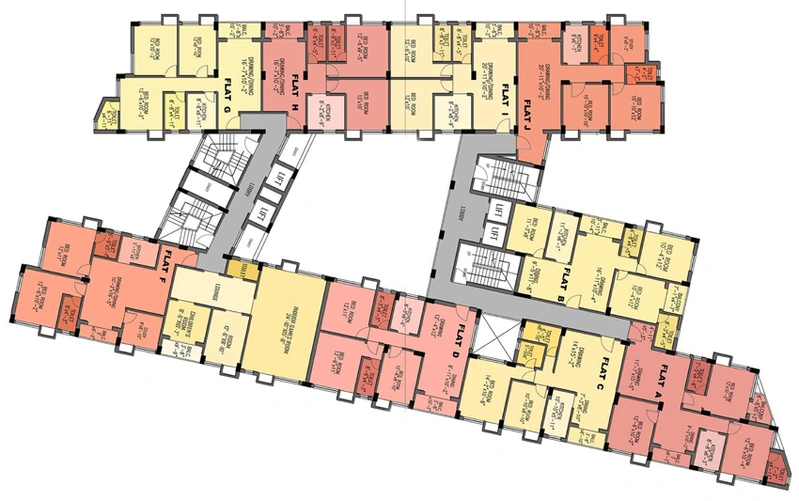 Floor Plan of Purti BCT Sonar Sansar in Sonarpur, Kolkata - Image 155280