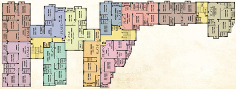 Floor Plan of Radhashree 30 in Phool Bagan, Kolkata - Image 155471
