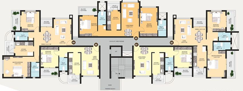 Floor Plan of Mohidin Urbanscape in Vasco Da Gama, Goa - Image 155555