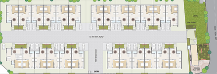 Master Plan of HK Tilak Bungalows in Vavol, Gandhinagar - Image 155563