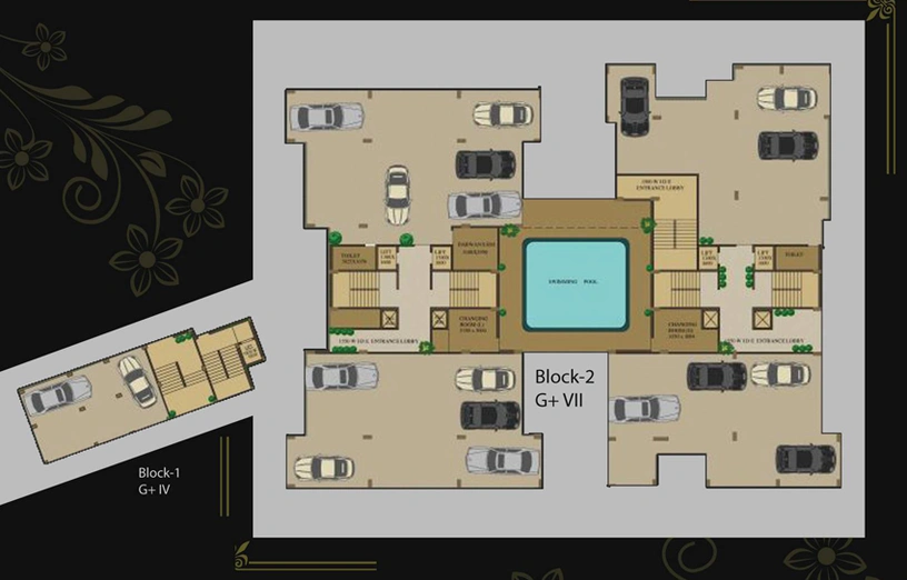 Master Plan of Rajwada Grand in Narendrapur, Kolkata - Image 155604