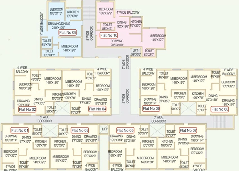 Floor Plan of Laxmi Residency 2 in Hanspal, Bhubaneswar - Image 155615
