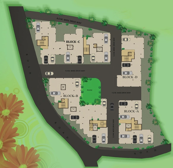 Master Plan of Rajwada Rosewood in Narendrapur, Kolkata - Image 155725