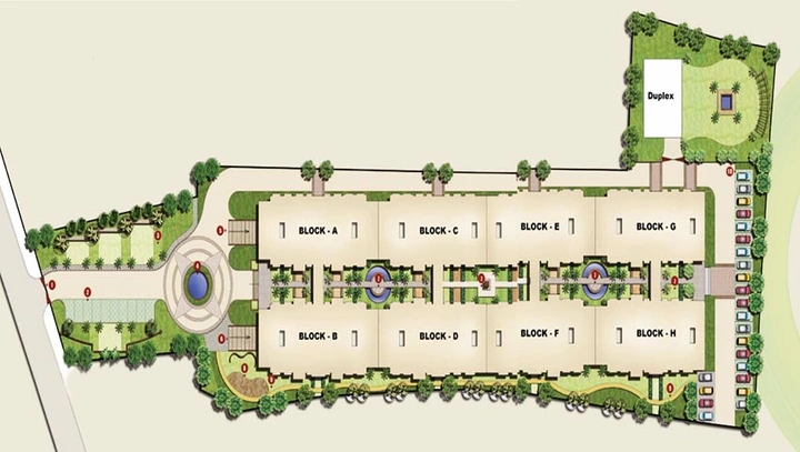 Master Plan of Lifestyle Orchid in Andharua, Bhubaneswar - Image 155841