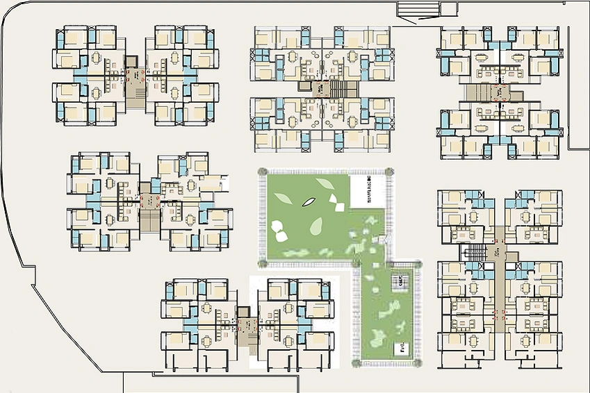 Master Plan of Abhishek Homes in Kalol, Gandhinagar - Image 155895