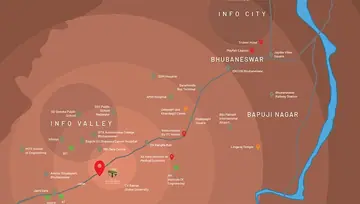 Location of Metro Acrerise One World - Image 155968