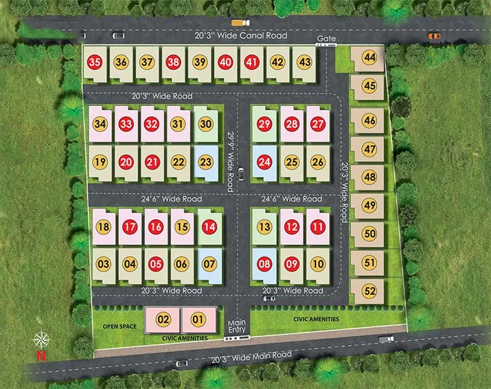 Master Plan of Mahadeva Avenue in Jharapada, Bhubaneswar - Image 156010