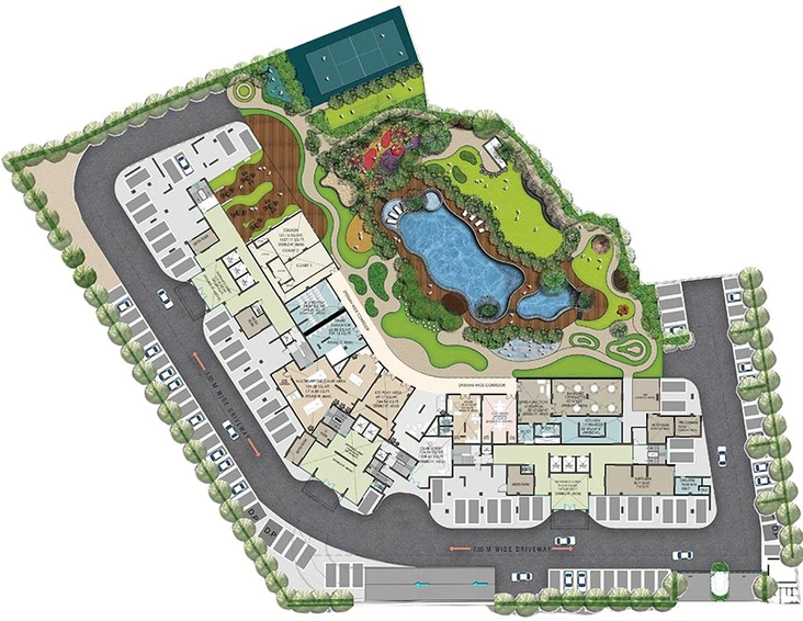 Master Plan of Acrerise Codename Blue in Trisulia, Bhubaneswar - Image 156030