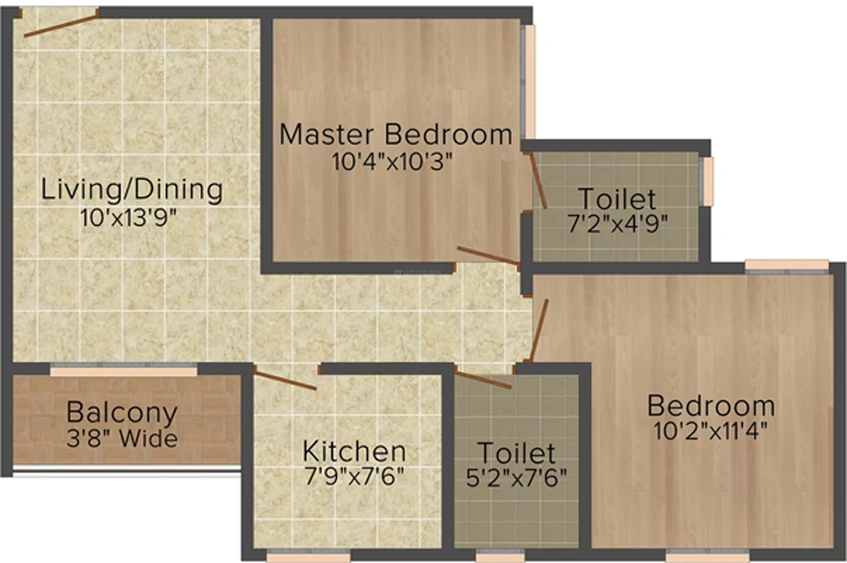 2 BHK Flat in Arrjavv Sonar Kella in Baruipur, Kolkata - Image 812107