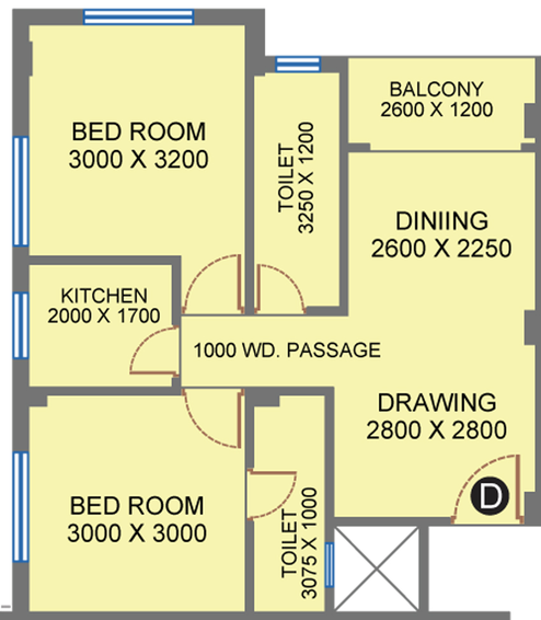 2 BHK Flat in Realtech Khushi in Rajarhat, Kolkata - Image 812113