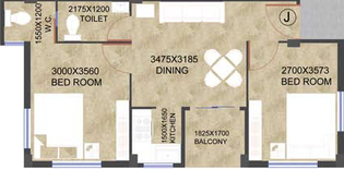 2 BHK Flat in Realtech Nirman Bela in Rajarhat, Kolkata - Image 812116