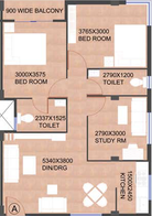 3 BHK Flat in Realtech Nirman Bela in Rajarhat, Kolkata - Image 812118