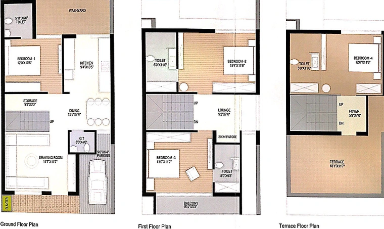 4 BHK House/Villa in Maruti Akshat Villa in Pethapur, Gandhinagar - Image 812180