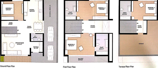 4 BHK House/Villa in Maruti Akshat Villa in Pethapur, Gandhinagar - Image 812181