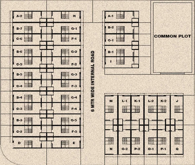 Master Plan of Brihat Al Khayber Residency in Dahegam, Gandhinagar - Image 156289