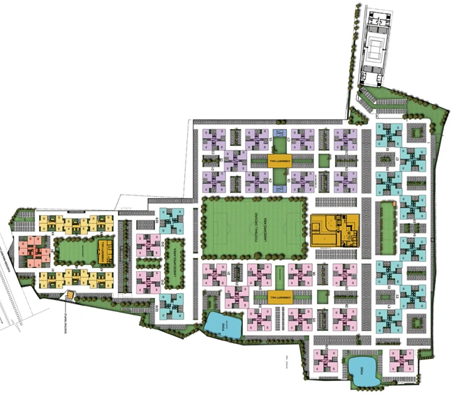 Master Plan of Eden City in Maheshtala, Kolkata - Image 156338