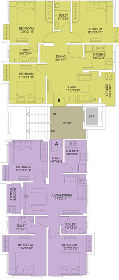 Floor Plan of PS Arham in New Town, Kolkata - Image 156371